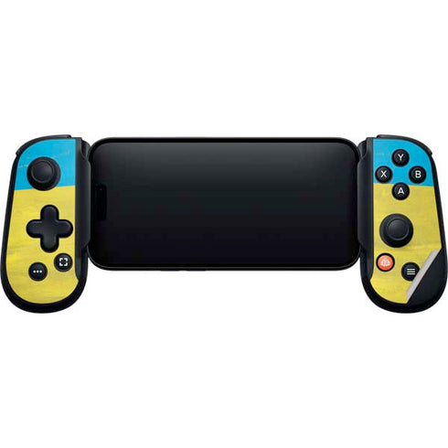 Ukraine Flag Distressed Backbone One for iPhone Game Controller Skin